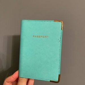 Other - Turquoise leather passport holder Other - Turquoise leather passport holder
